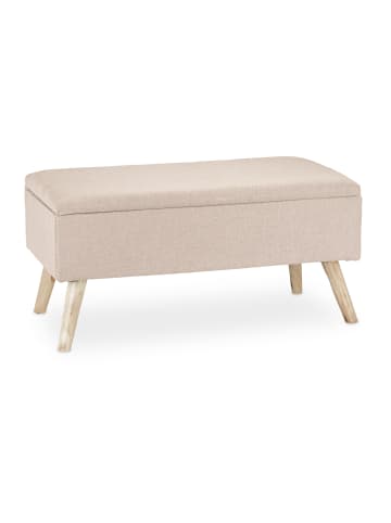 Sitzbank in Beige - (B)79,5x (H)39,5 x (T)39,5 cm