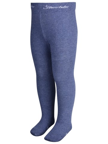 Strumpfhose uni in jeans melange