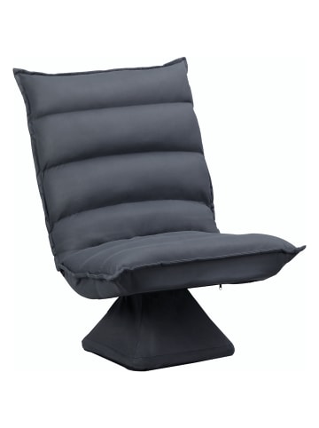 Bodenstuhl in Dunkelgrau 62L x 70B x 95H cm