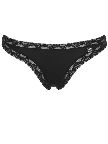 3er Pack String in schwarz