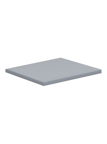 Eckplatte Schreibtisch Lona 50x50 in Grau
