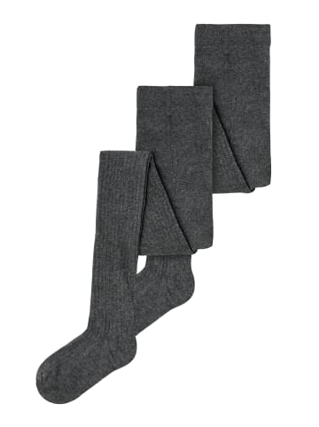 Strumpfhosen 2er Pack in dark grey melange