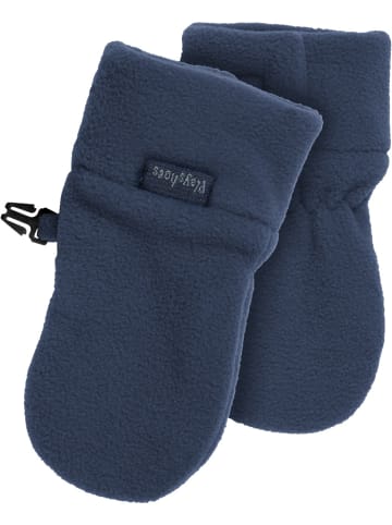 Fleece-Baby-Fäustlinge  in Marine