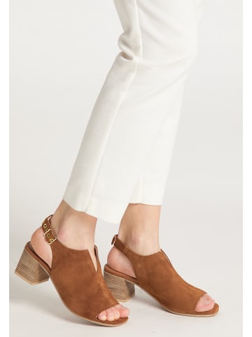 Damen Schuhe in cognac