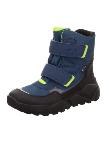 Winterstiefel ROCKET in Blau/Hellgrün