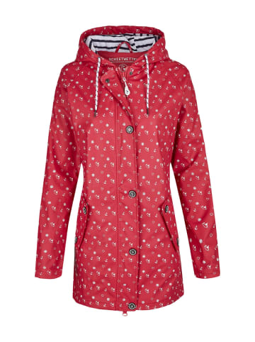 Regenjacke "Nordstrand", Friesennerz in fuchsia-weiss
