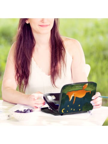 Federmäppchen Fuchs Sterne Design ohne Spruch in Weiß