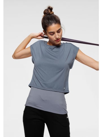 Trainingsshirt in rauchblau