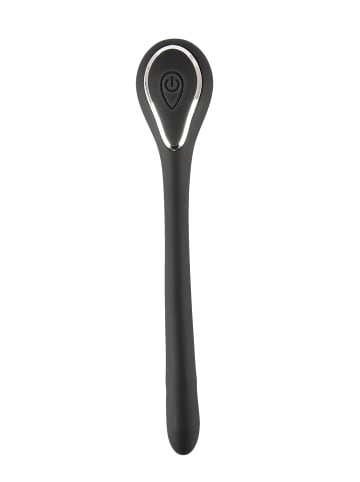 Penisplug Vibrating Bendable Dilator in schwarz