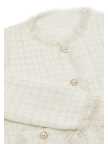 Damen Strickjacke in Wollweiss