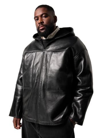Lederjacke in schwarz