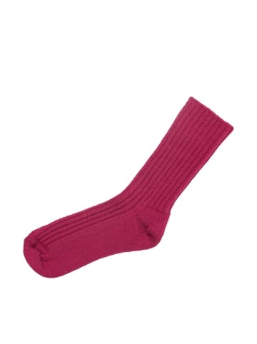 Woll-Socken Merinowolle in pink