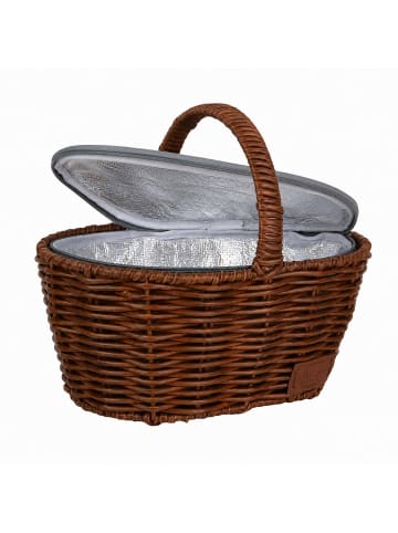 Einkaufskorb inklusive im Rattan-Look für Kinder in Braun