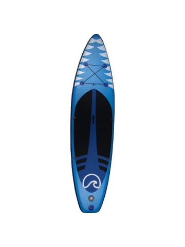 SUP Board Set Shark in Blau 335x84x15cm