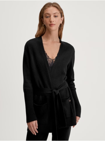 Strickjacke in schwarz
