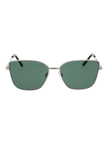 Frauen Sonnenbrille Quadratisch Silber