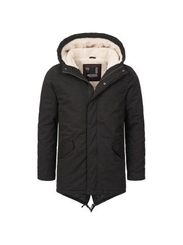 Winterjacke A. Salvarini Herren Winter Parka AS138 in Schwarz
