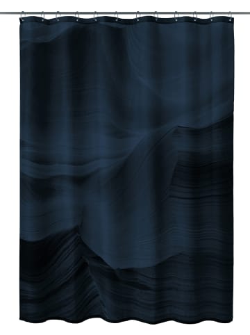 textiler Griff Duschvorhang Mystic in navy