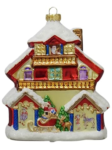 Baumschmuck-Glasornament in Bunt