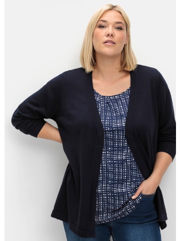 Strickjacke in tiefblau