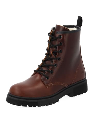 Schnürstiefeletten Montecristo in Cognac