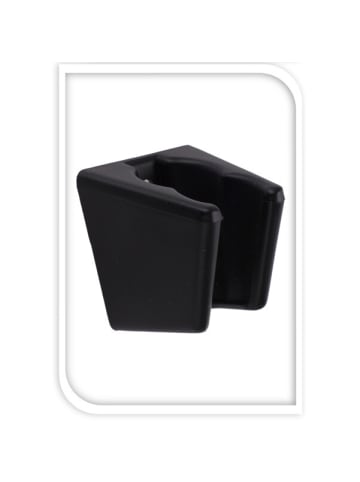 Duschkopf mit 3 Funktionen, mit Duschschlauch in Schwarz, Ø 11 cm