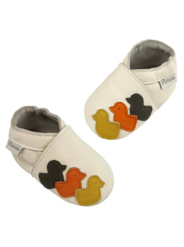  Lauflernschuhe Leder handgefertigt flexible Sohle Cremefarbenes Entchen