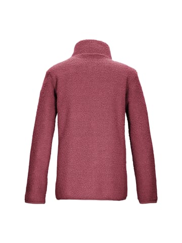 Sherpajacke mit Stehkragen in Beere381