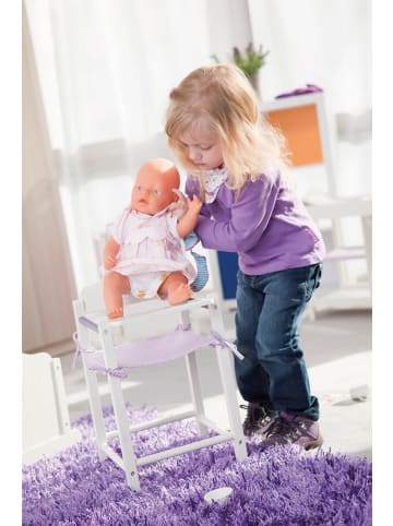 Puppenhochstuhl 'Fienchen' - für Puppen und Babypuppen - Weiß lackiert