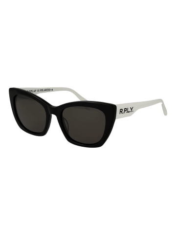 Damen Sonnenbrillen Katzenauge Schwarz