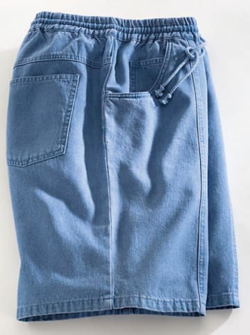 Schlupfbermudas in blue-bleached