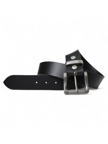 Ledergürtel Antik in Schwarz