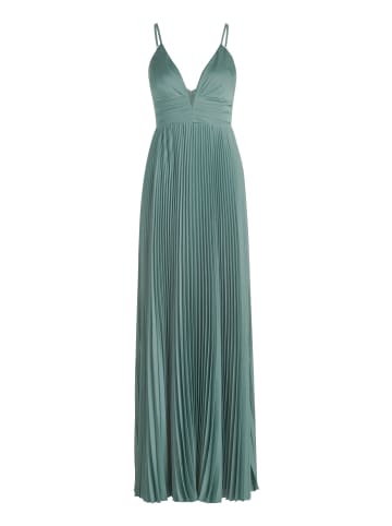 Chiffonkleid mit V-Ausschnitt in Cloudy Sky