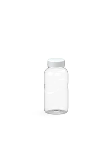 Trinkflasche Carve "Refresh" in transparent/weiß - 500 ml