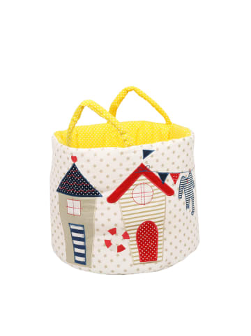 Aufbewahrungskorb "STRANDHAUS & Co." in Maritim - (L) 30 x (B) 35cm