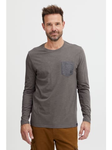 Langarmshirt FQDanfo in Grau