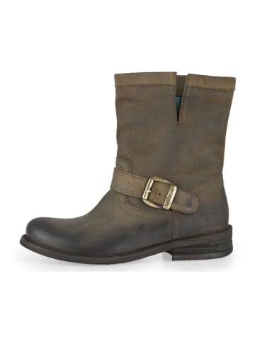 Stiefelette Grün