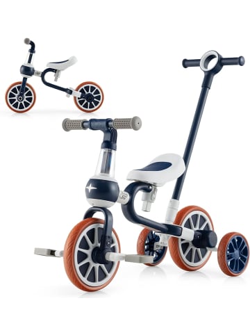 4 in 1 Dreirad von 2-4 Jahren in Blau