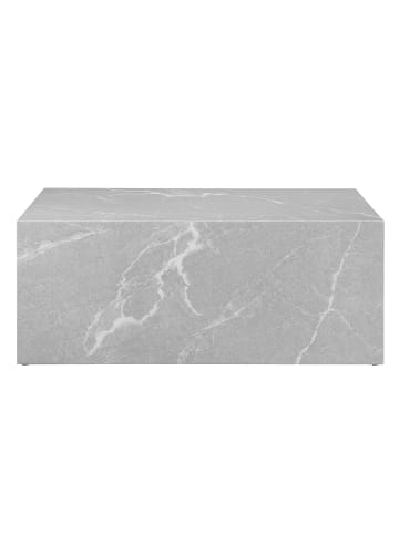 Couchtisch modern rechteckig 90x60 cm Marmoroptik in Grau