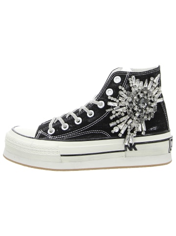 Sneaker High in schwarz