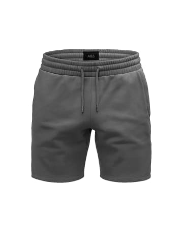 Sweatshorts mit elastischem Bund – Casual Fit in Dunkelgrau