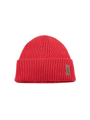 Strickmütze in rot