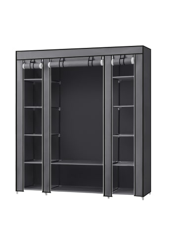 Kleiderschrank Rylan in Grau - (B)45 x (H)175 x (T)150 cm
