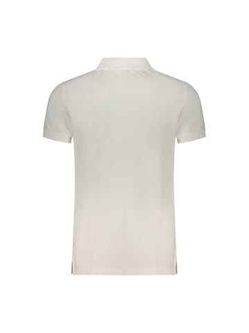 Weiß Baumwolle Herren Polo