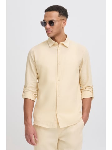 Leinenhemd IDMonko in Beige