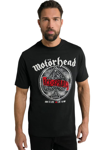Kurzarm T-Shirt in schwarz