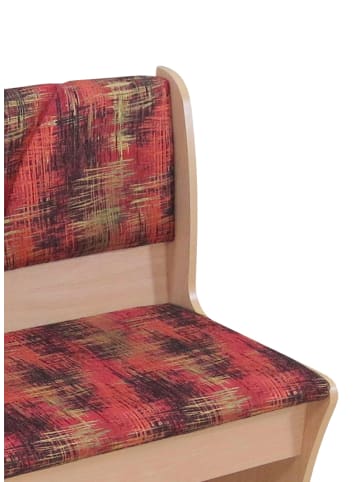 Bank, Breite 120 cm Paula in rot