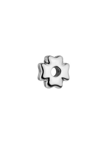 Charm LEI Clover Bubble Silber