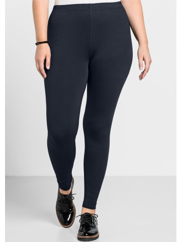 Leggings in tiefblau