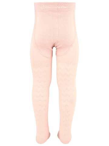 Strumpfhose Struktur in puder rose